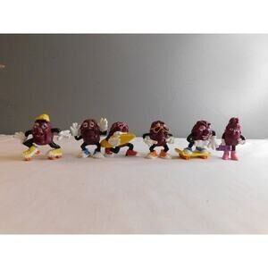 California Raisins 1987-88 Vintage Hardee's Series Set of 6 Vintage Figures